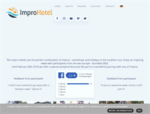 Tablet Screenshot of impro-hotel.de